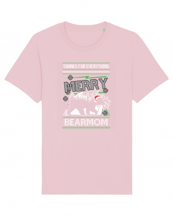 Merry Bearmom Thanks for Everything Cotton Pink