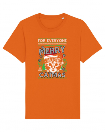 Merry Catmas Bright Orange