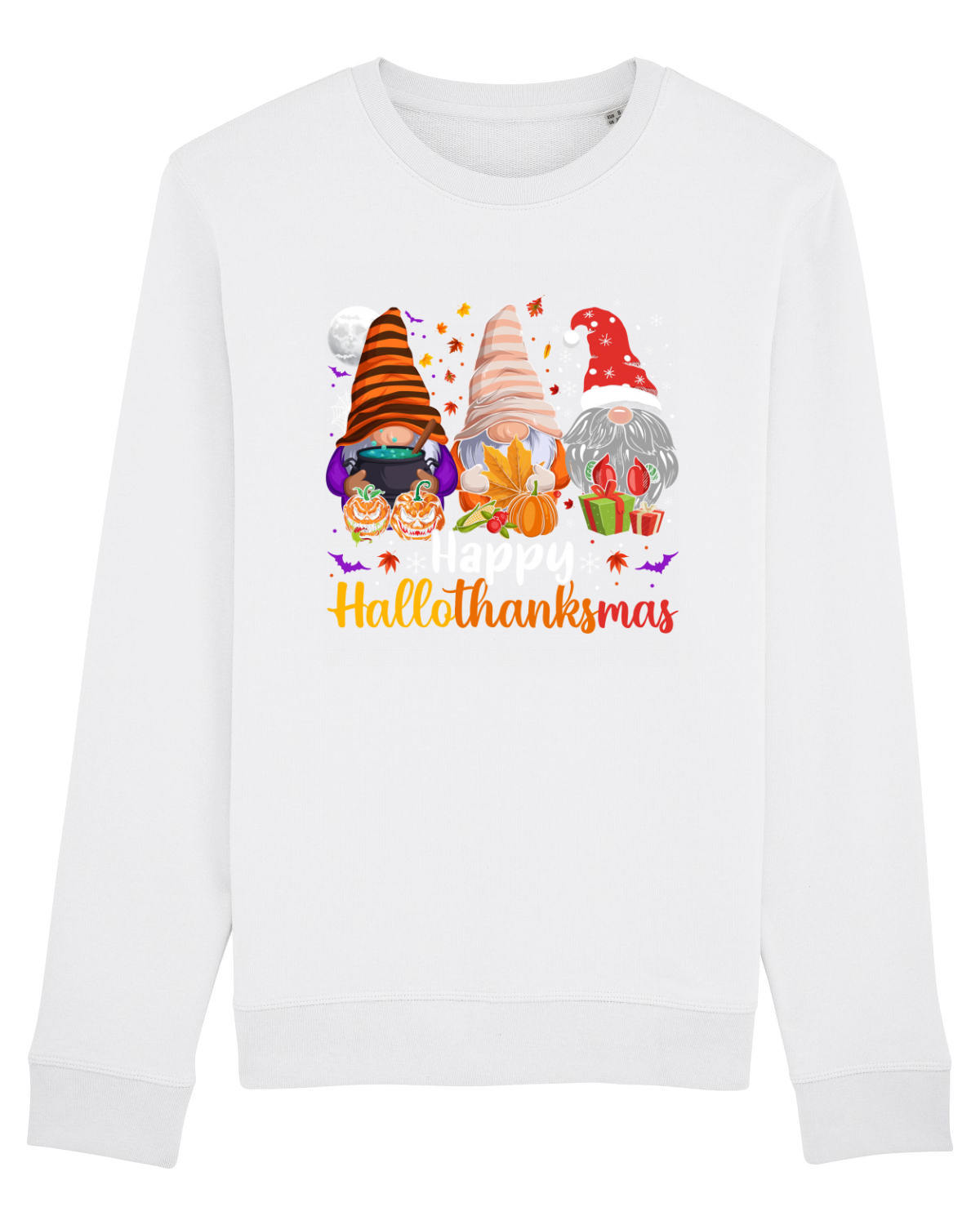 Bluză mânecă lungă Unisex Rise White