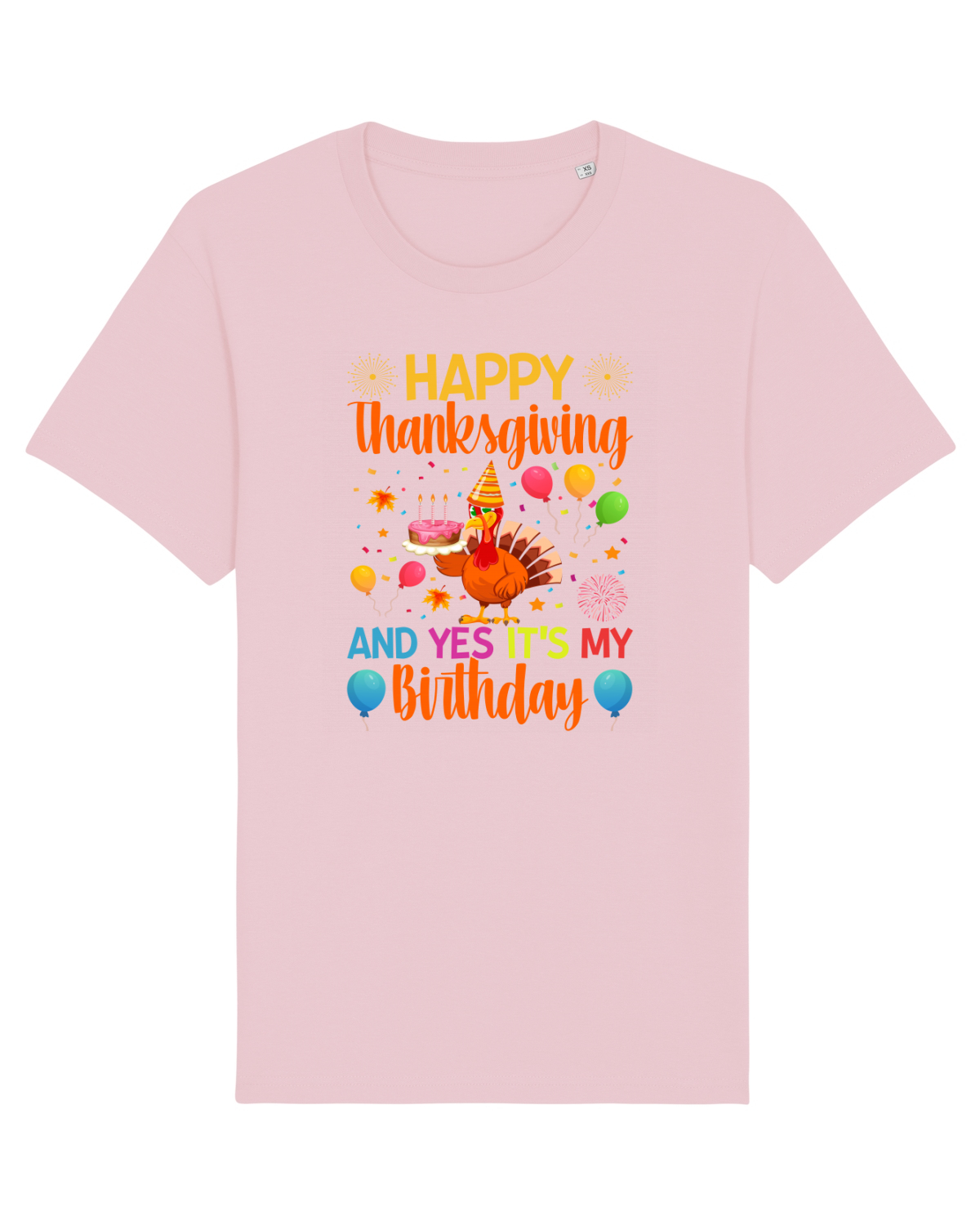 Tricou mânecă scurtă Unisex Rocker Cotton Pink