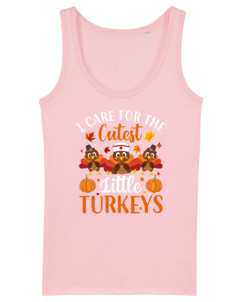 I care for the cutest little turkeys Cotton Pink