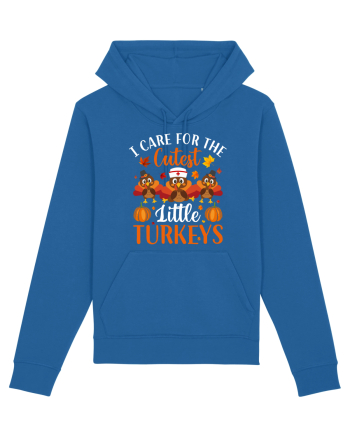 I care for the cutest little turkeys Royal Blue