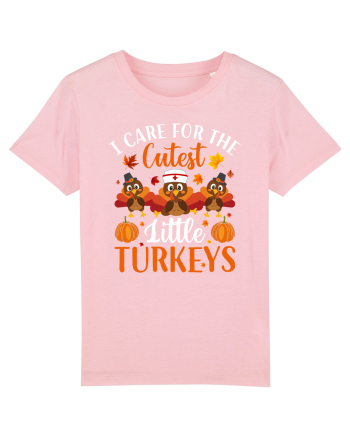 I care for the cutest little turkeys Cotton Pink
