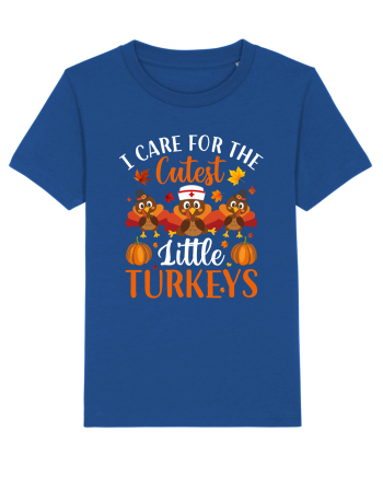 I care for the cutest little turkeys Majorelle Blue