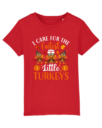 I care for the cutest little turkeys Red