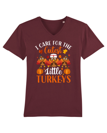 I care for the cutest little turkeys Burgundy
