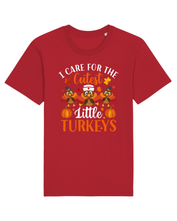 I care for the cutest little turkeys Red