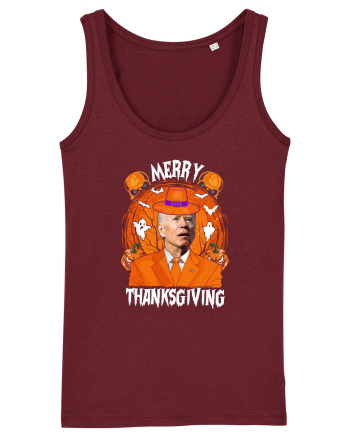 Merry Thanksgiving Biden Burgundy