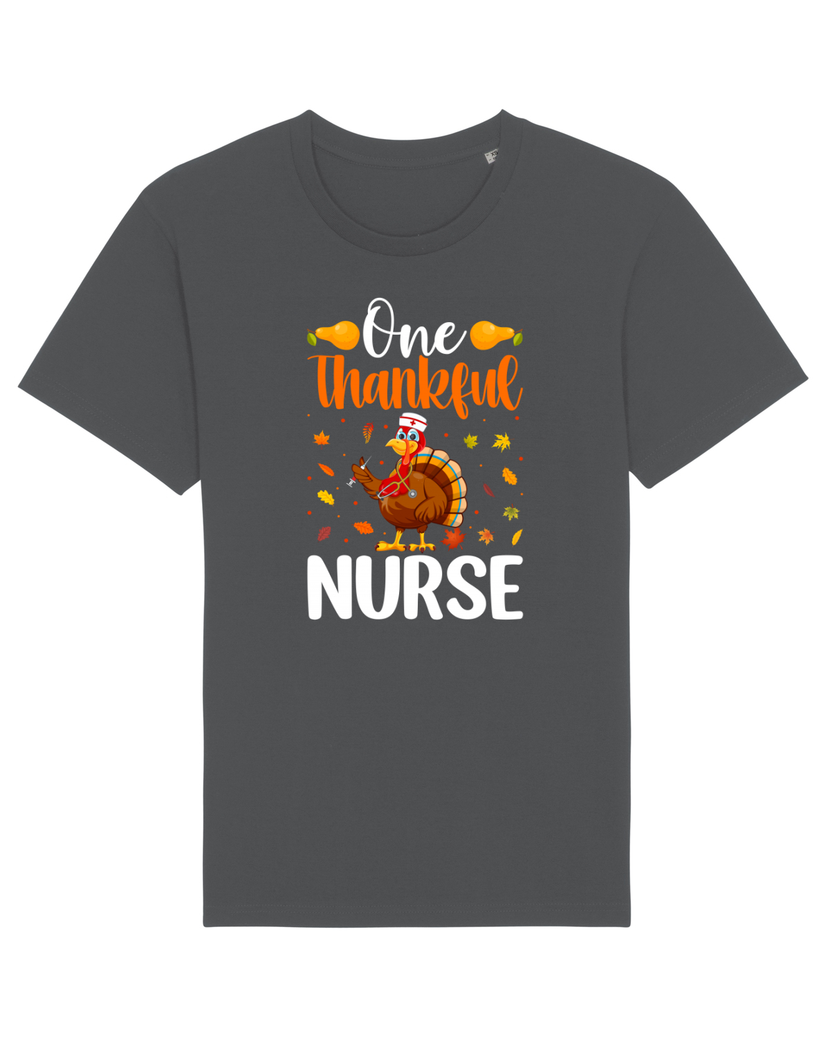 Tricou mânecă scurtă Unisex Rocker Anthracite