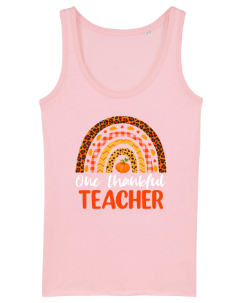 One thankful teacher Cotton Pink