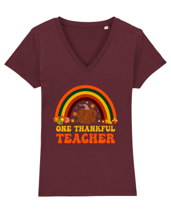 One thankful teacher Burgundy