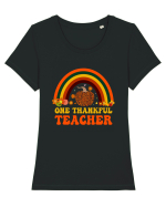 One thankful teacher Tricou mânecă scurtă guler larg fitted Damă Expresser