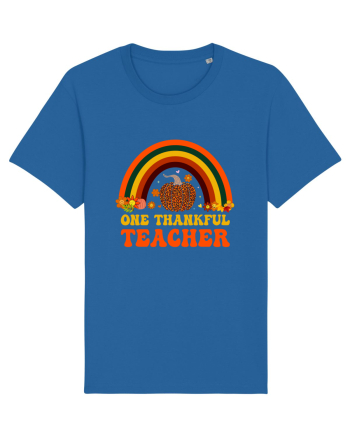 One thankful teacher Royal Blue