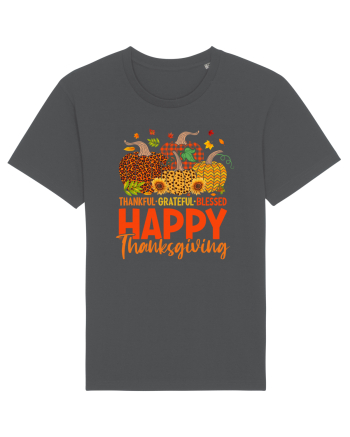 Thankful Grateful Blessed Anthracite