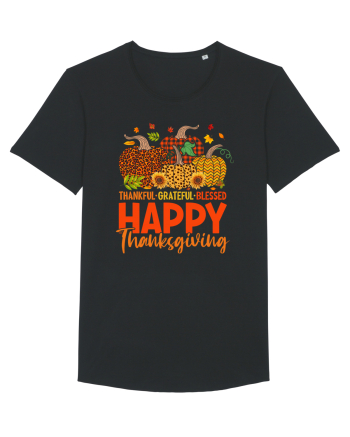 Thankful Grateful Blessed Black