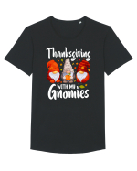 Thanksgiving with my gnomies Tricou mânecă scurtă guler larg Bărbat Skater