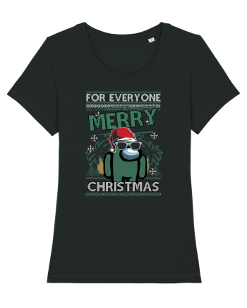 Merry Christmas Among Us Black