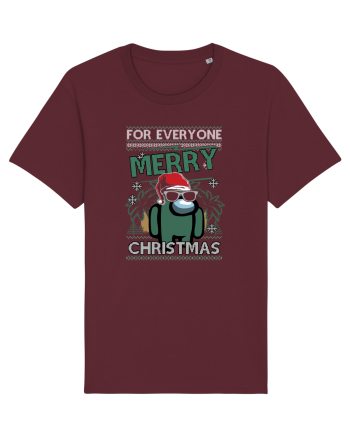 Merry Christmas Among Us Burgundy