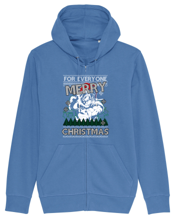 Merry Christmas Anime Style Goku Bright Blue