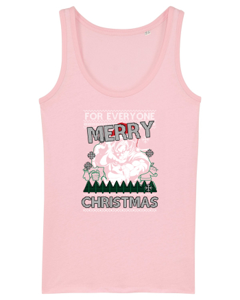 Merry Christmas Anime Style Goku Cotton Pink