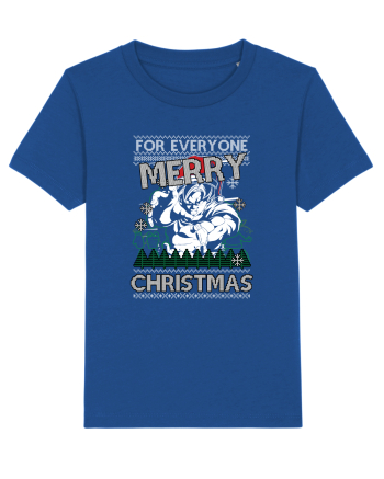 Merry Christmas Anime Style Goku Majorelle Blue