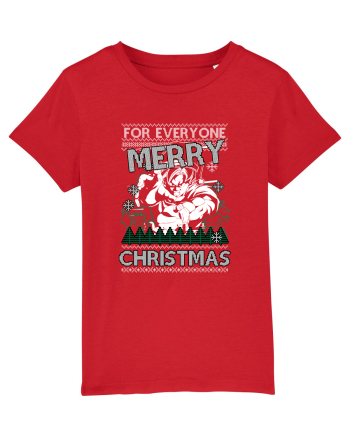 Merry Christmas Anime Style Goku Red