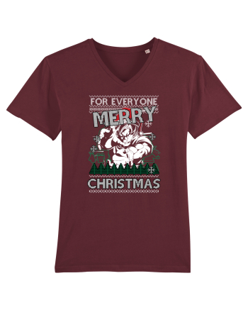 Merry Christmas Anime Style Goku Burgundy