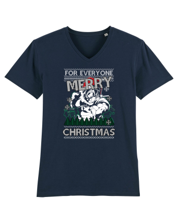 Merry Christmas Anime Style Goku French Navy