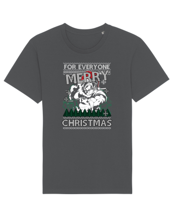 Merry Christmas Anime Style Goku Anthracite