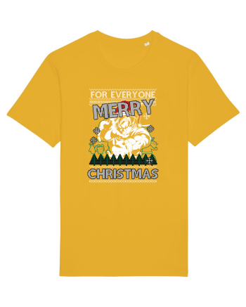 Merry Christmas Anime Style Goku Spectra Yellow