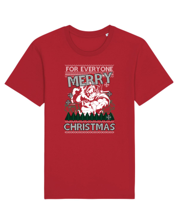 Merry Christmas Anime Style Goku Red