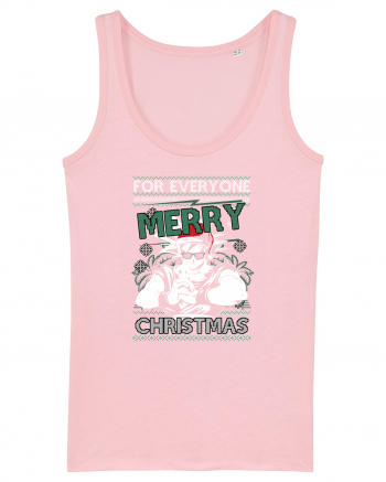 Merry Christmas Anime Cotton Pink