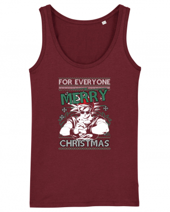 Merry Christmas Anime Burgundy