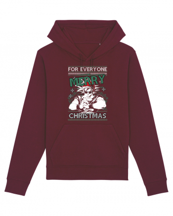Merry Christmas Anime Burgundy