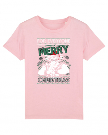 Merry Christmas Anime Cotton Pink