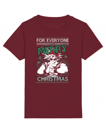 Merry Christmas Anime Burgundy