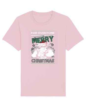 Merry Christmas Anime Cotton Pink