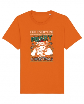 Merry Christmas Anime Bright Orange