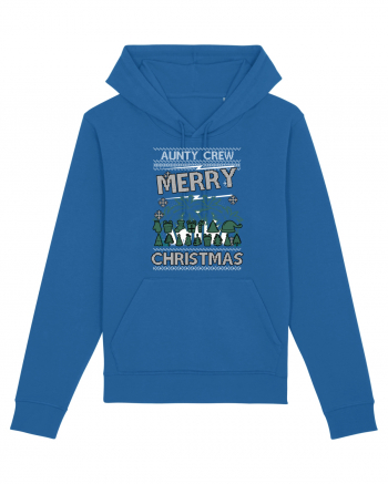 Merry Christmas Aunty Crew Royal Blue