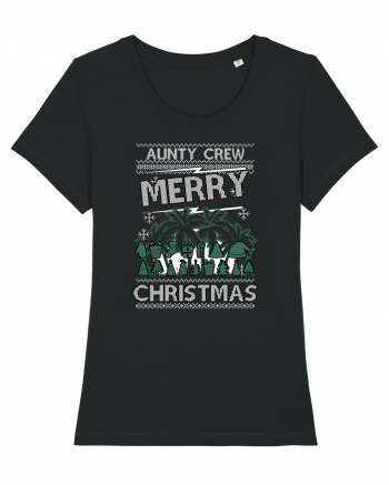 Merry Christmas Aunty Crew Black