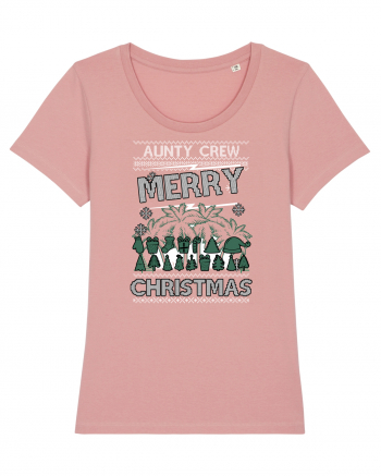 Merry Christmas Aunty Crew Canyon Pink