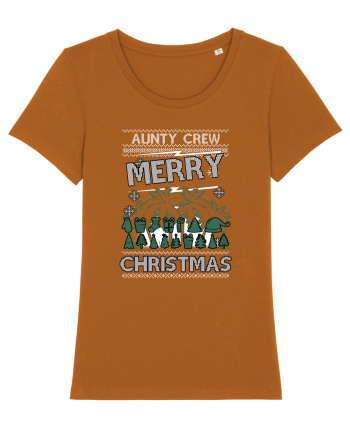 Merry Christmas Aunty Crew Roasted Orange