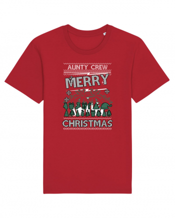 Merry Christmas Aunty Crew Red