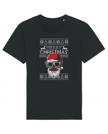 Merry Christmas Badass Santa Black