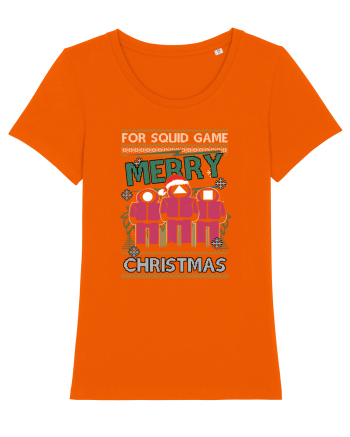 Merry Christmas For Squid Game Bright Orange