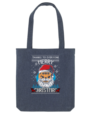 Merry Christmas Halloween Midnight Blue