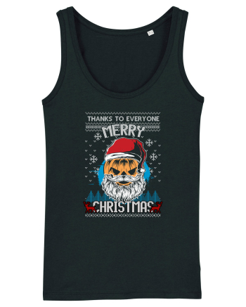 Merry Christmas Halloween Black