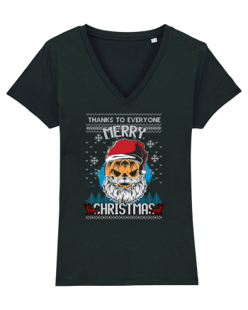 Merry Christmas Halloween Black