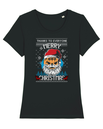 Merry Christmas Halloween Black