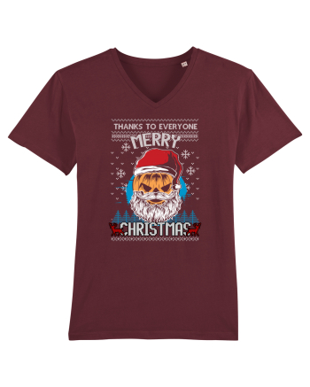 Merry Christmas Halloween Burgundy